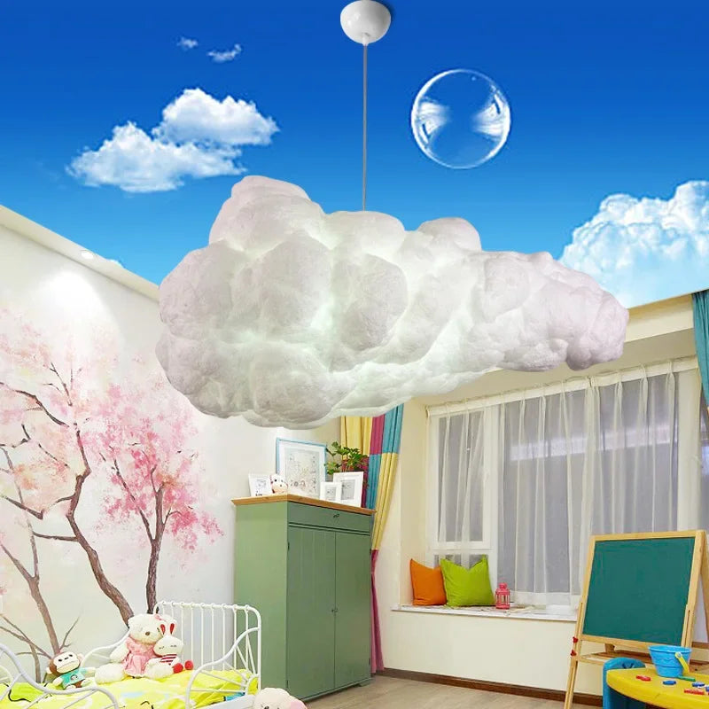 Cloud Cotton Pendant Lamp For Living Room, Bedroom And Dining Room - Creative Room Decoration, Indoor Lighting, Pendant Lamp