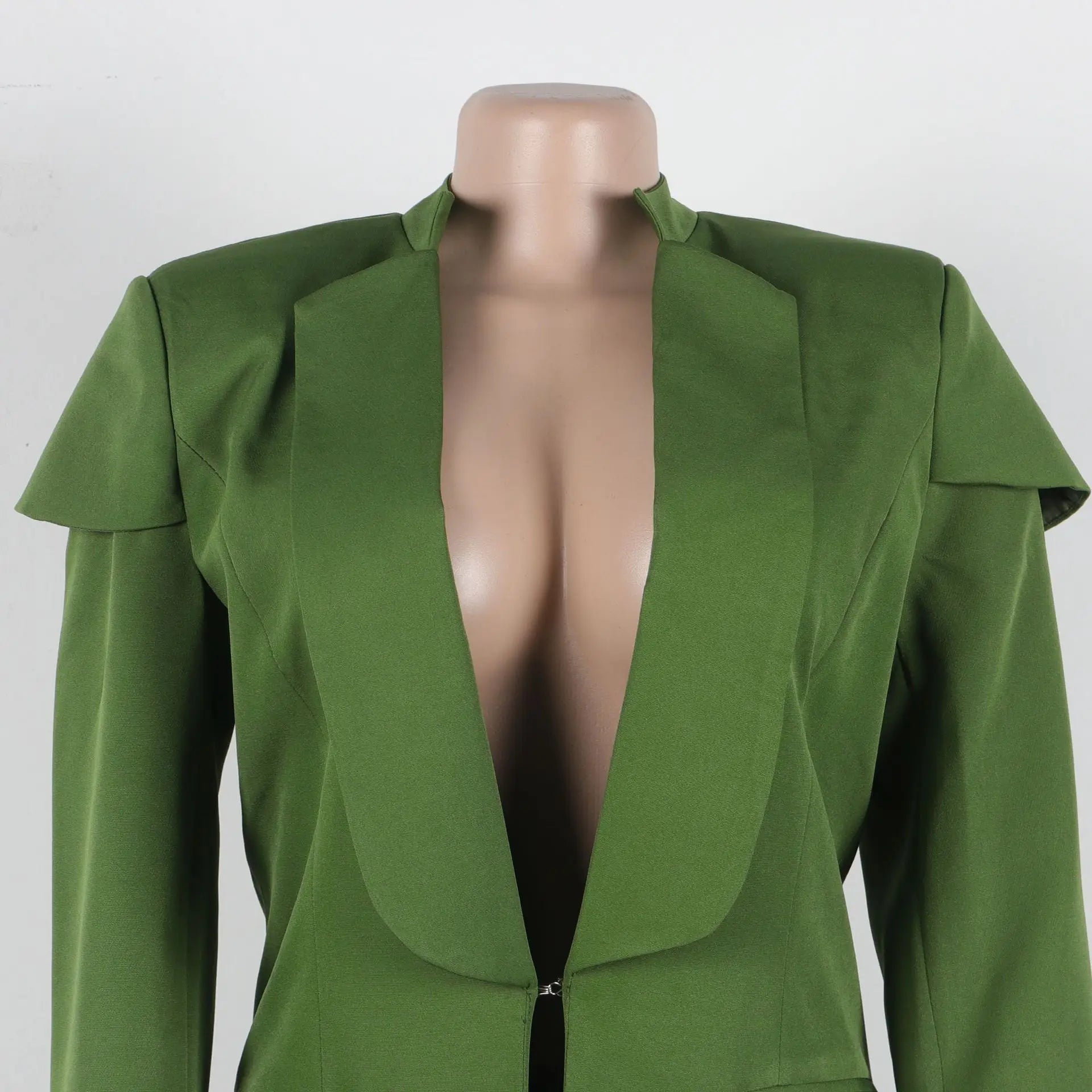 Women's Set Full Sleeve X-Long Blazer Coat+ Long Pant Suit 2025 Spring Streetwear Two 2 Piece Set Africa OL Work Outfits