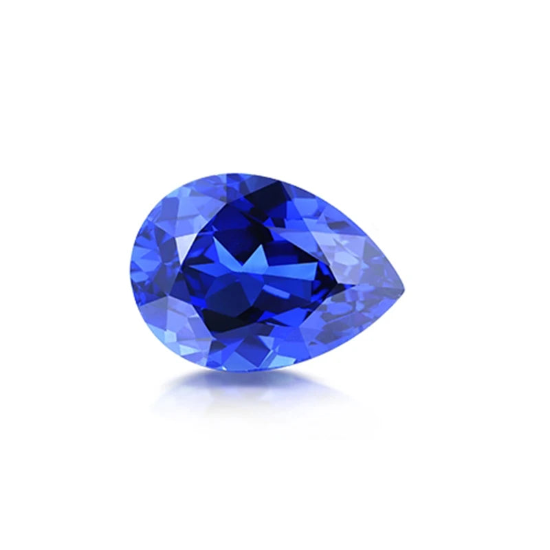 loose Cut Sapphire Corundum Gemstone Spinel Royal Blue Cornflower Loose Stone Rings DIY Making Jewelry Blue Gem Gifts