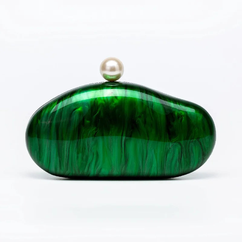 New Fashion Ladies Acrylic Shell Shoulder Bag Elegant Crossbody Clutch For Special Wedding Evening Party