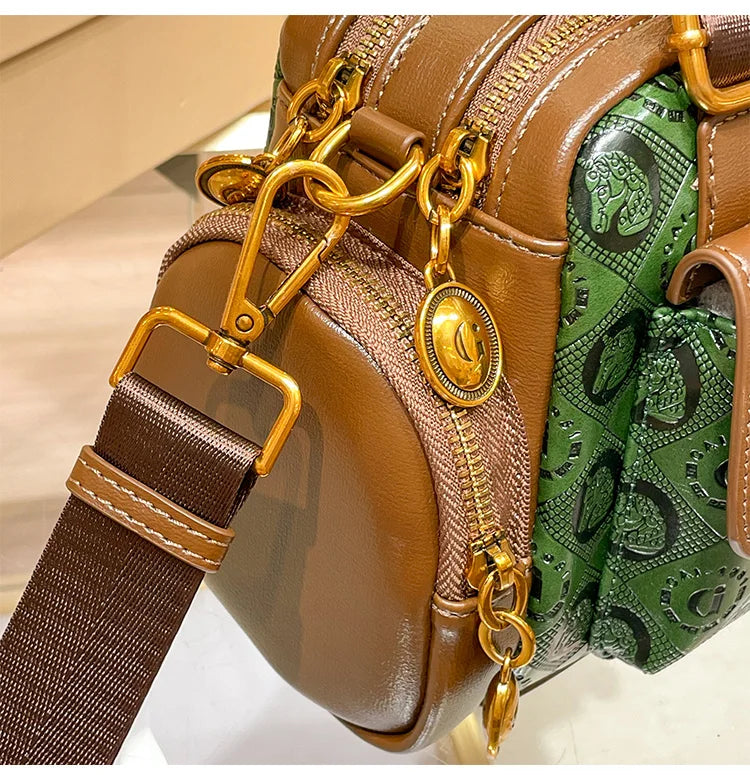 Brand Spring/Summer Boston Women's Bag Handheld Pillow Bag 2025 New High Fashion Single Shoulder Crossbody Bag for Women