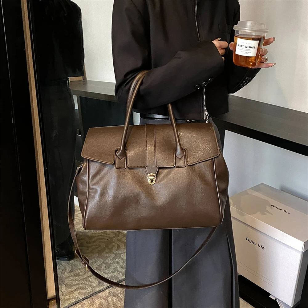 MOODS Branded Luxury Top-handle Bags For Women 2 Sized Big Capacity Boston Shoulder Crossbody Bags 2024 Latest Designer Handbags