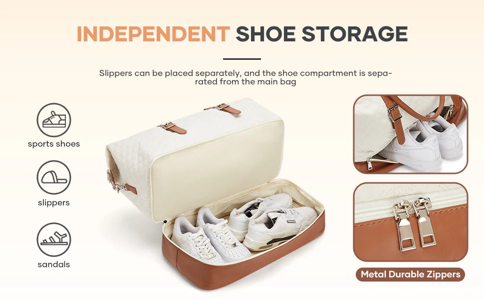 Likros Travel Bag Weekender Bags for Women, Luxury Boston Bag Handbag, Large Tote Duffle Bag Hospital Bag for Labor and Delivery