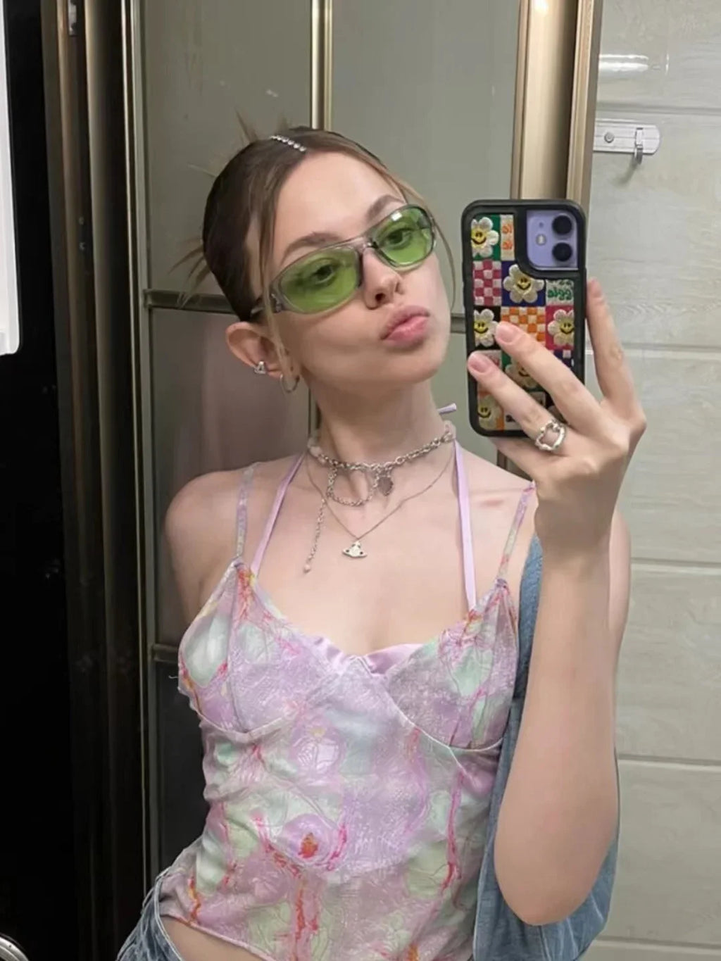 New Punk Y2K Sunglasses Women Goggle Luxury Brand Wrap Square Sun Glasses 2000'S Shades Eyewear UV400 Female Designer Eyeglasses