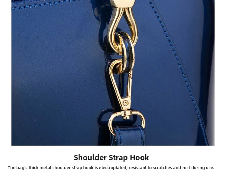 iny New 2025 Women's Boston Bag Faionable oulder Crossbody Leather Handbag Street Cool Sle Zipper Closure ex