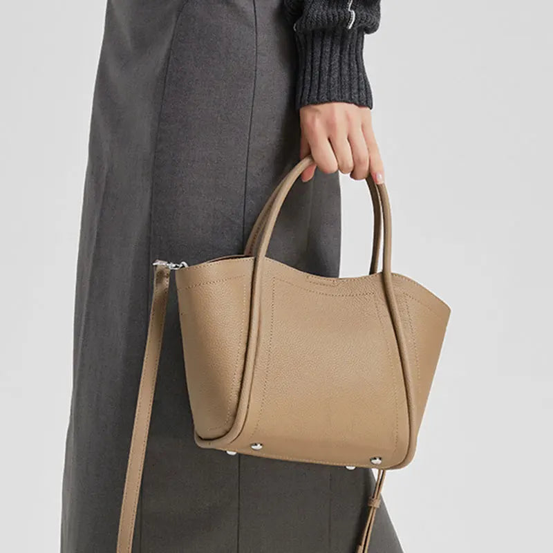 Luxury Designer Women's Bags 2025 New Genuine Leather Handbag Women Shoulder Bag High Quality Cow Leather Female Crossbody Bags