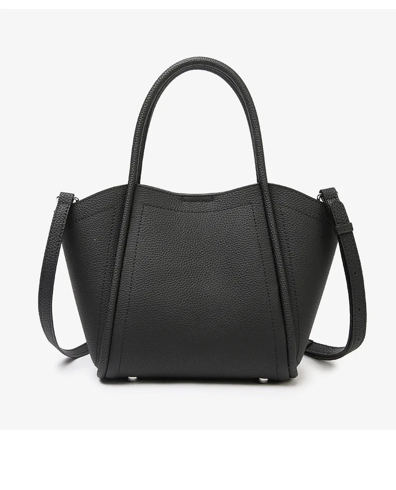 Luxury Designer Women's Bags 2025 New Genuine Leather Handbag Women Shoulder Bag High Quality Cow Leather Female Crossbody Bags