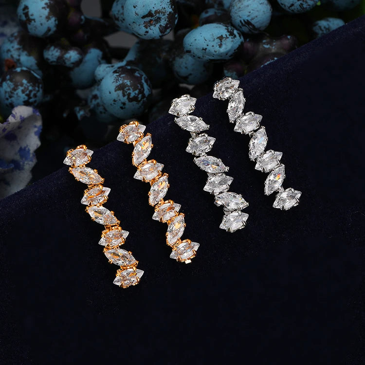 Jewelry Set HADIYANA Unique And Charm Women Wedding Accessories Cubic Zircon BN9233 Luxury Designer Jewelry