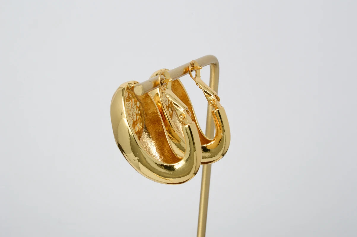 Sunny Jewelry Sets Fashion Classic 18K Gold Plated Hot Sale For Women Earrings Pendent Necklace Romantic Wedding Party