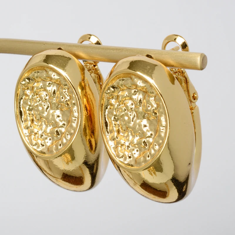 Sunny Jewelry Sets Fashion Classic 18K Gold Plated Hot Sale For Women Earrings Pendent Necklace Romantic Wedding Party