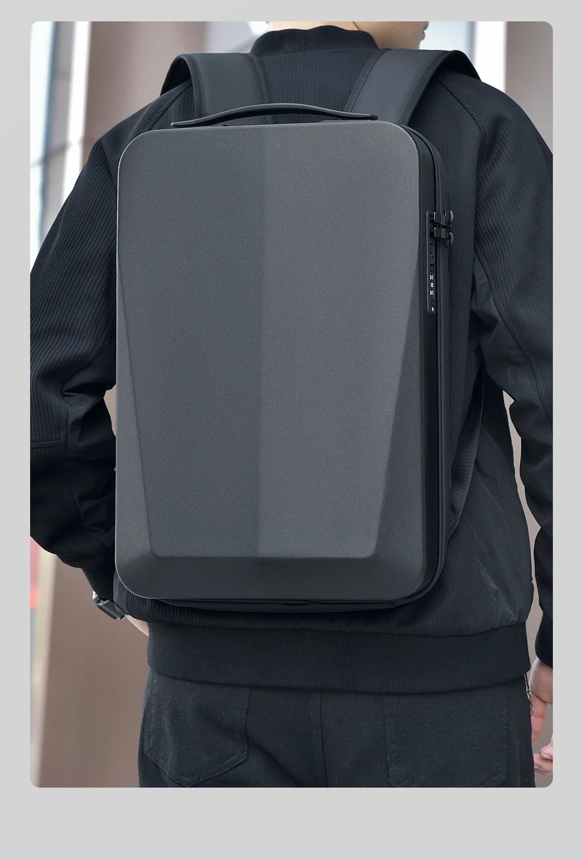 Men's 17Inch Waterproof Laptop Backpack Expandable Hard Shell Gaming Pack TSA Anti-theft USB Charge Business Travel Bags Mochila