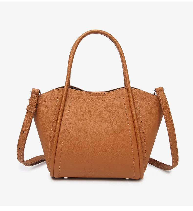 Luxury Designer Women's Bags 2025 New Genuine Leather Handbag Women Shoulder Bag High Quality Cow Leather Female Crossbody Bags