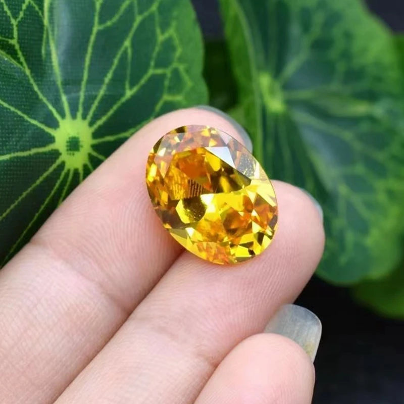 Beautiful Yellow 13x18mm Unheated Yellow Sapphire Gem Oval Shape Natural Loose Gemstone Jewelry