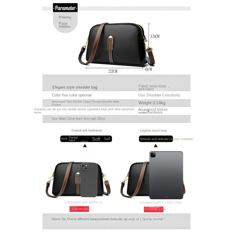 Women Handbag Designer Cowhide Flap Bag Luxury Women's Messenger Bags Crossbody Bags For Women