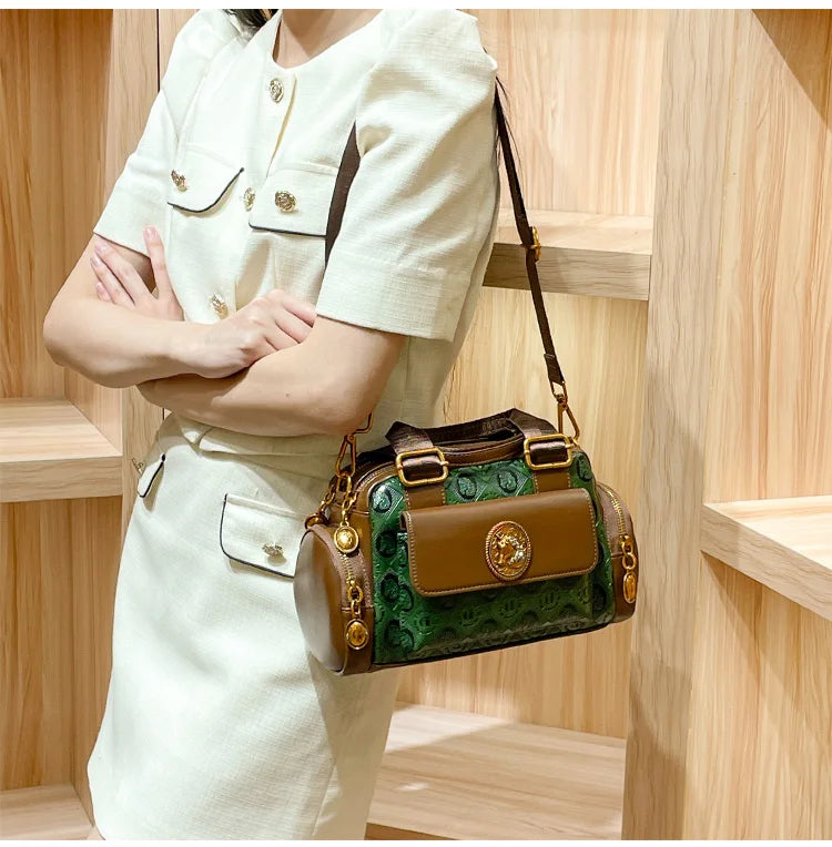 Brand Spring/Summer Boston Women's Bag Handheld Pillow Bag 2025 New High Fashion Single Shoulder Crossbody Bag for Women