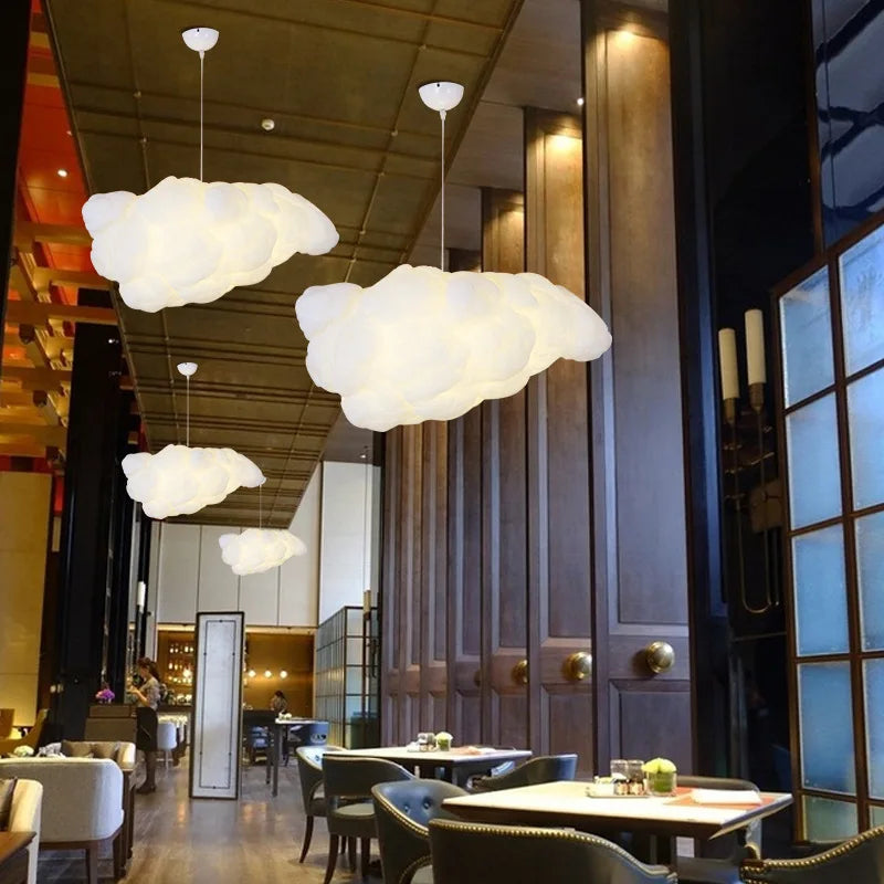 Cloud Cotton Pendant Lamp For Living Room, Bedroom And Dining Room - Creative Room Decoration, Indoor Lighting, Pendant Lamp