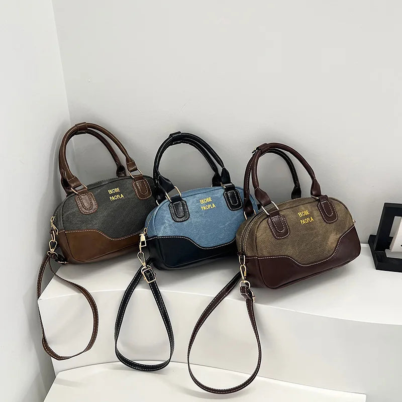 Retro casual shell bag women's new fashion trend shoulder oblique span  to work commuter armpit