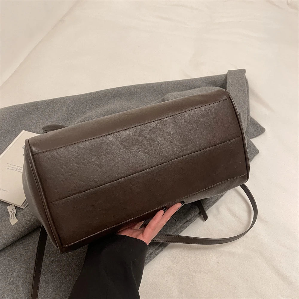 MOODS Branded Luxury Top-handle Bags For Women 2 Sized Big Capacity Boston Shoulder Crossbody Bags 2024 Latest Designer Handbags