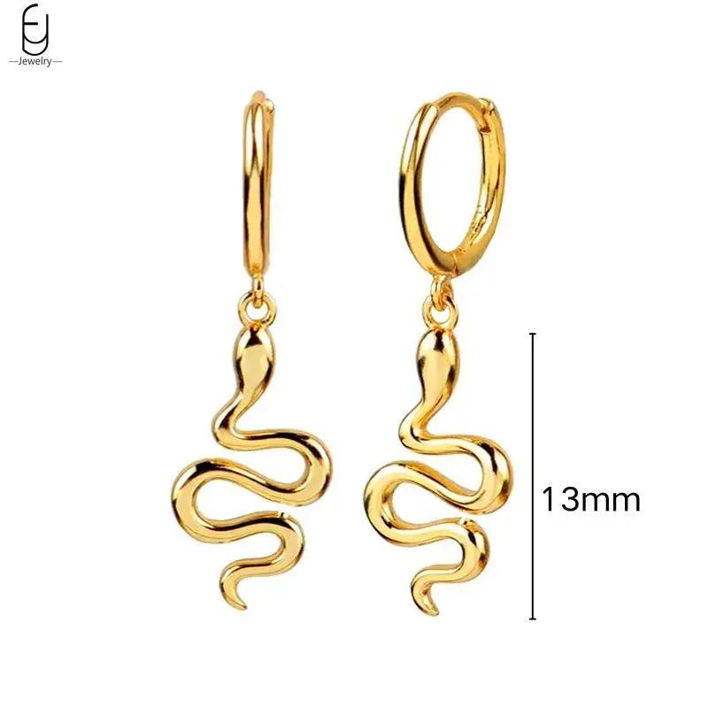 925 Sterling Silver Needle Vintage Gold Earrings Luxury Long Chain Tassel Crystal Hoop Earrings for Women Party Trend Jewelry