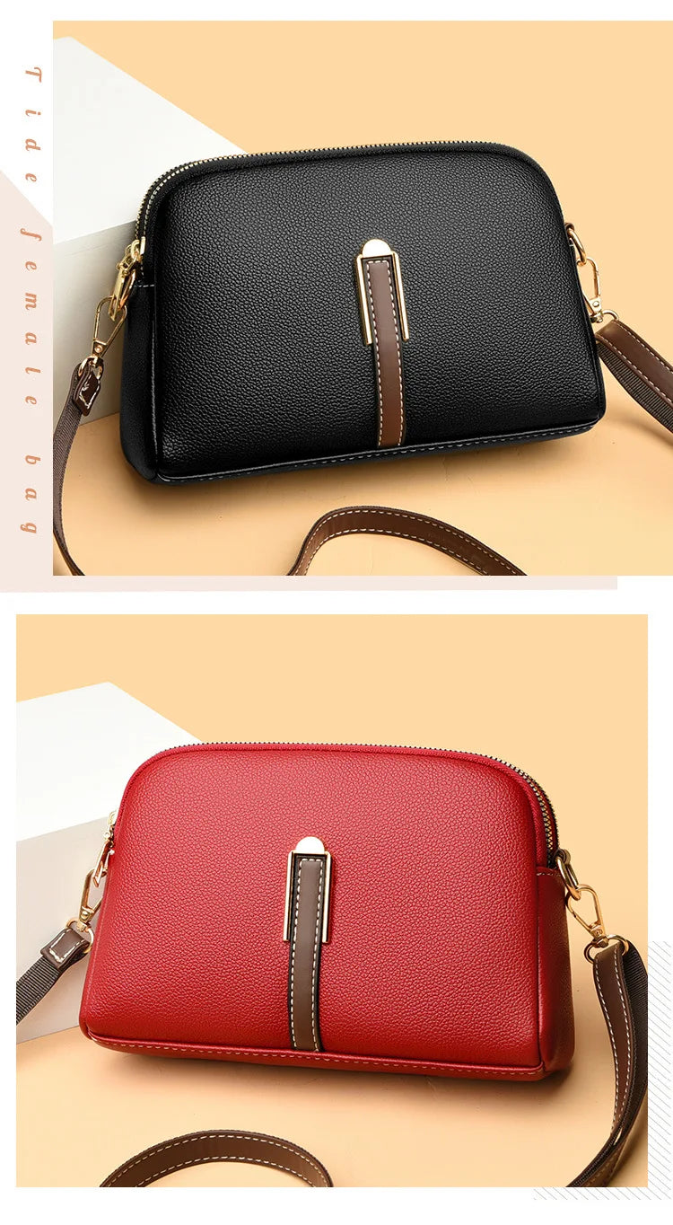 Women Handbag Designer Cowhide Flap Bag Luxury Women's Messenger Bags Crossbody Bags For Women