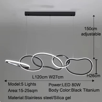 Modern lamp LED lights for room pendant light indoor lighting bedroom dining room table lamp light fixture lamp for living room