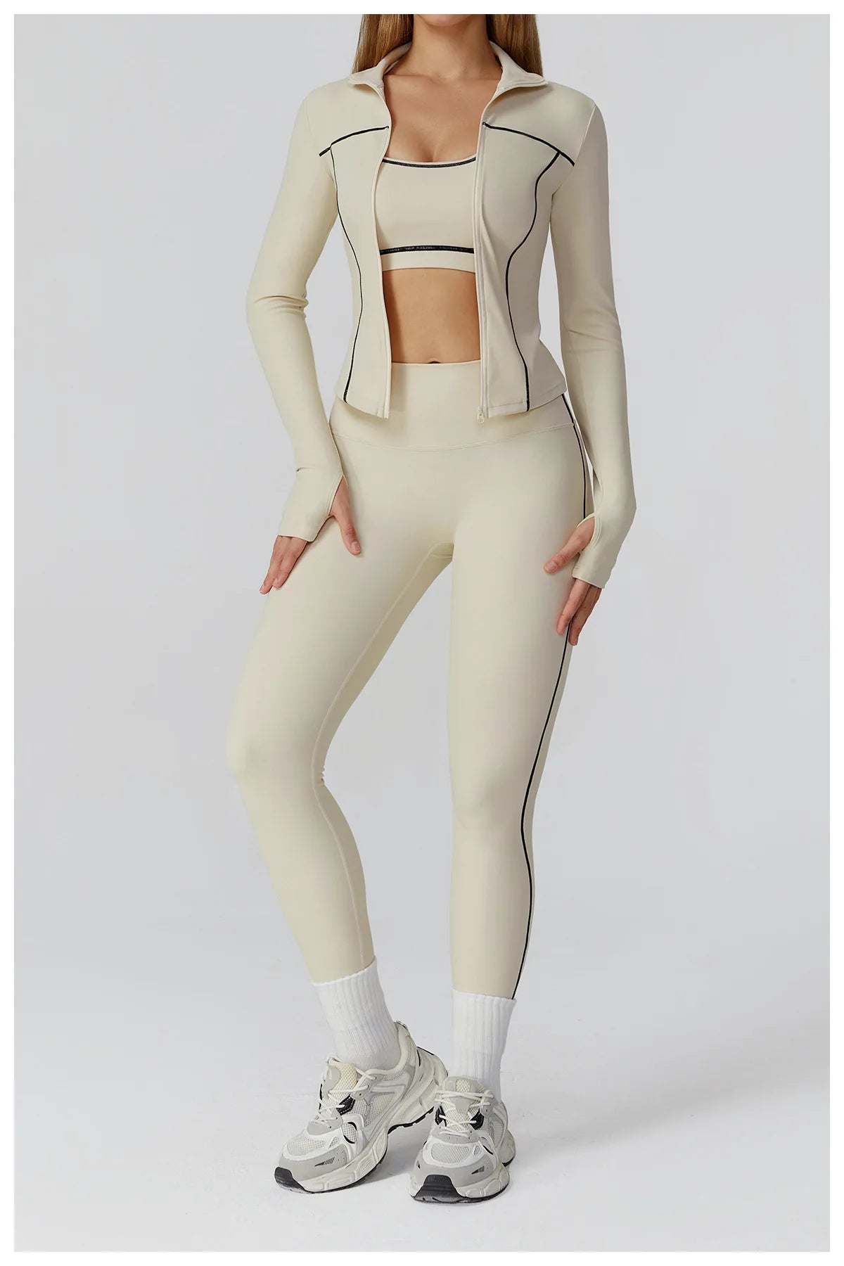 Yoga Clothes Set 2/3PCS Sportswear Gym Outfits Women Sports Set High Waist Leggings Fitness Suit Running Bra Workout Tracksuit