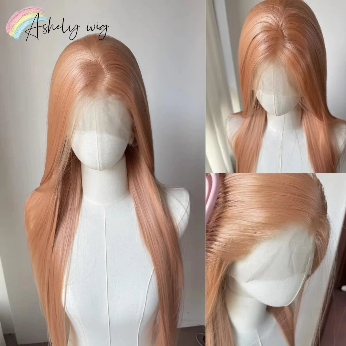 13x4 Dark Purple Wig Long Straight Purple Synthetic Lace Front Wigs for Woman daily use Heat Resistant Fiber Glueless Lace Wigs