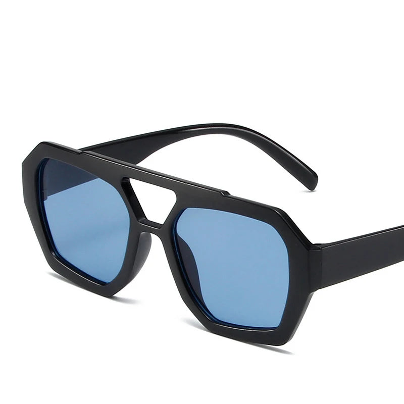 Populor Vintage Sunglasses Women Men Square Sun Glasses Punk Polygon Eye Glasses Goggle for Male Female Rectangle Sunglasses ﻿