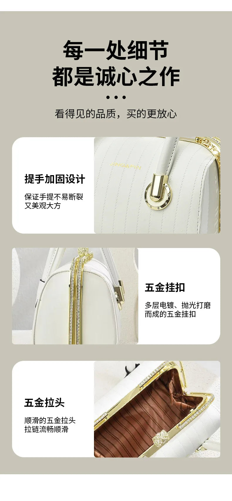 Retro Pu Leather Women's Handbag Fashion Girls Crossbody Shoulder Bag High-quality Exquisite Women's Boston Pillow Bag