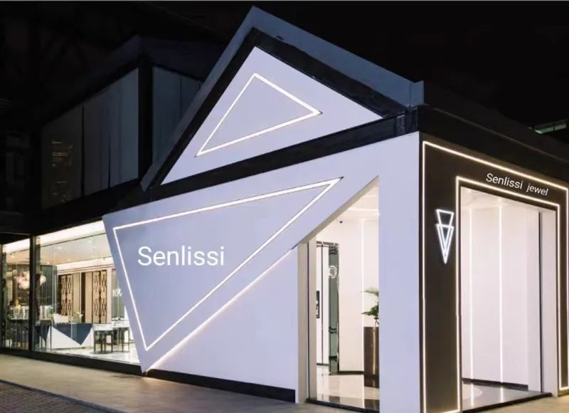 Senlissi - New Platinum Plated 925 Sterling Silver Women's Hoop Earrings 3.0mm Fashion Earring 18K Gold Cерьги Kольца 70 80 90MM