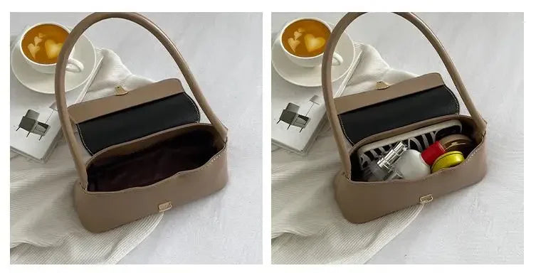 Women's Shoulder Bag Handbag Retro Baguette Bag Underarm Bag Fashion New Hand Shoulder Bag