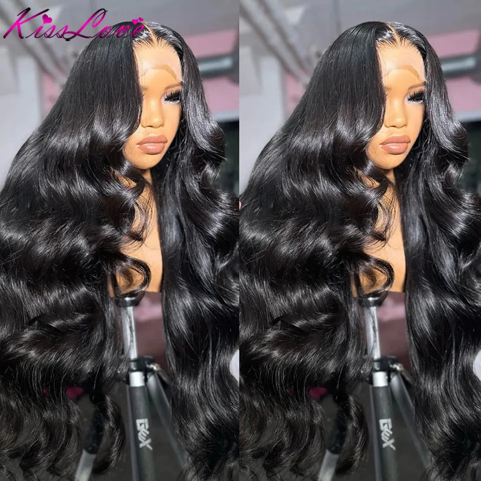 KissLove Body Wave 13x4/13x6 HD Lace Front Human Hair Wigs Pre Plucked 5x5 HD Lace Closure Wigs 360 Human Hair Lace Frontal Wig
