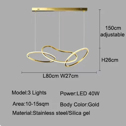 Modern lamp LED lights for room pendant light indoor lighting bedroom dining room table lamp light fixture lamp for living room