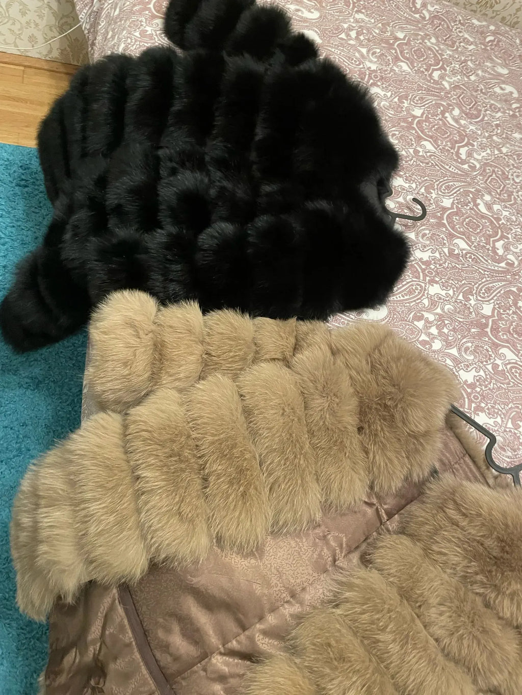 NEW style  4in1 real fur coats Women Natural Real Fur Jackets Vest Winter Outerwear Women fox fur coat high quality fur Clothes