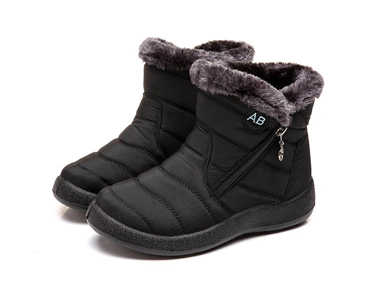 Snow Boots Woman Lightweight Woman Shoes Waterproof Shoes Woman Flat Ankle Boots Plus Size Botas Mujer Women's Winter Boots