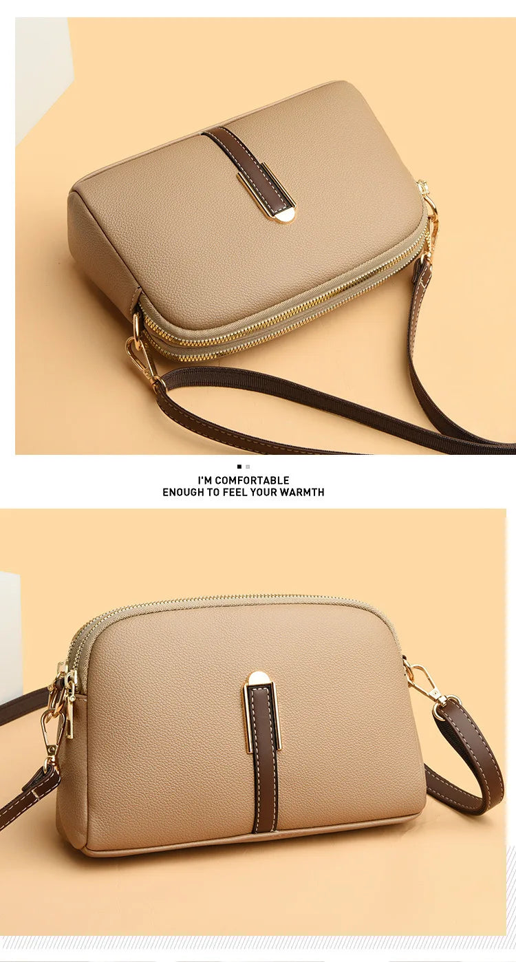 Women Handbag Designer Cowhide Flap Bag Luxury Women's Messenger Bags Crossbody Bags For Women