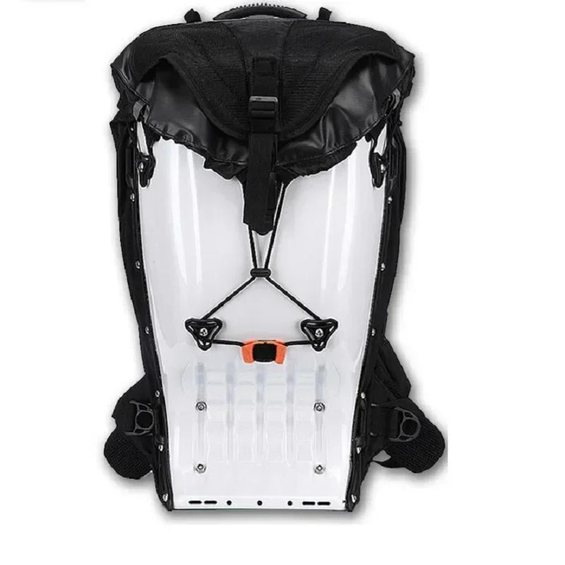 25L Motorcycle Riding Hard Shell Luggage Backpack Shoulder Waterproof Motocross/Moto Racing Protective Drop ABS Tank Bags