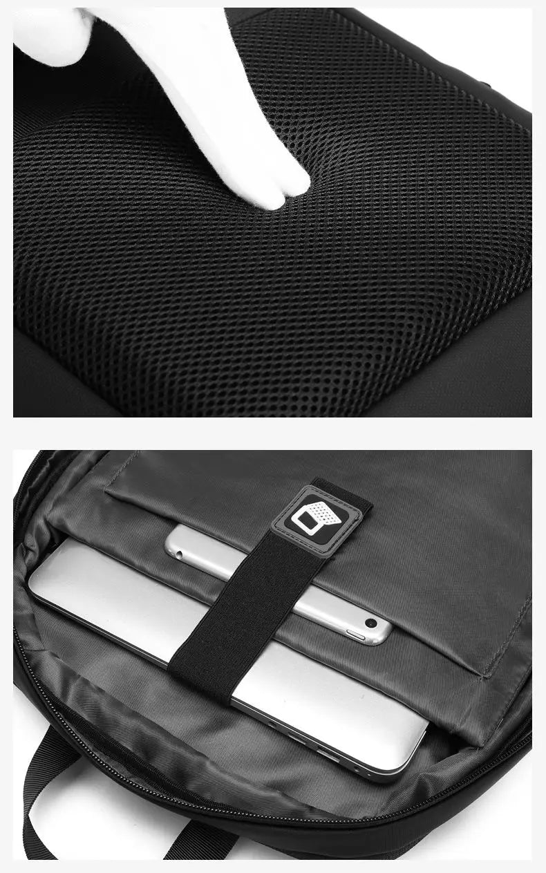 ABS EVA Hard Shell Fashion Multifunction  Series Backpack Men Anti Theft Waterproof Laptop Backpack Business Travel Backpack Hot