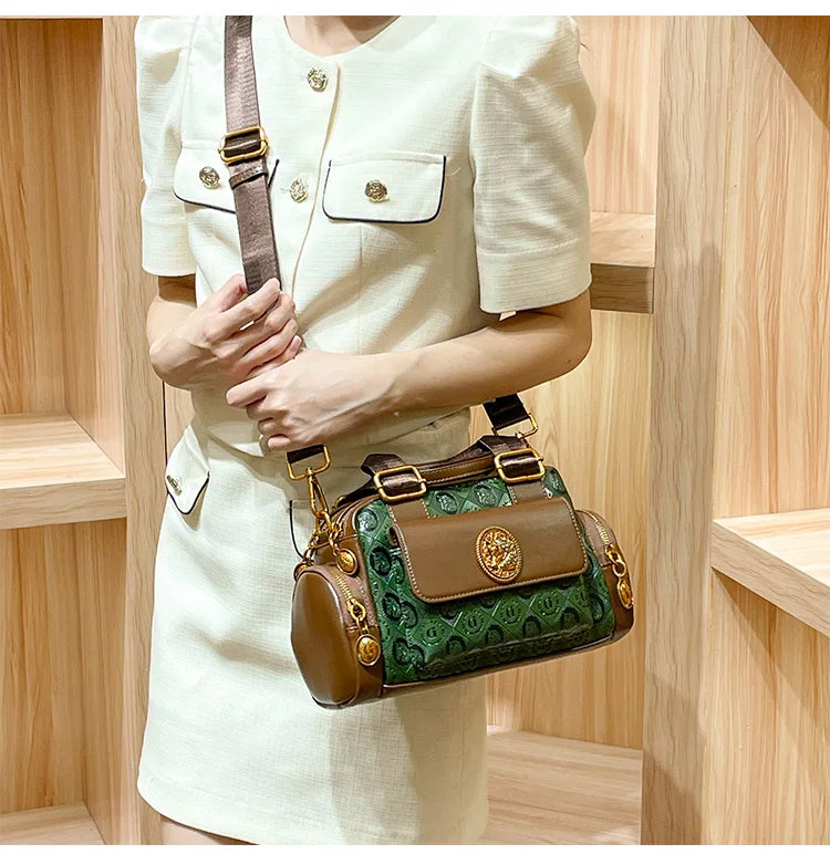 Brand Spring/Summer Boston Women's Bag Handheld Pillow Bag 2025 New High Fashion Single Shoulder Crossbody Bag for Women