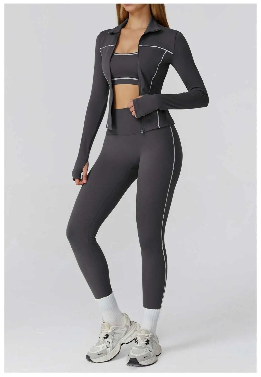 Yoga Clothes Set 2/3PCS Sportswear Gym Outfits Women Sports Set High Waist Leggings Fitness Suit Running Bra Workout Tracksuit
