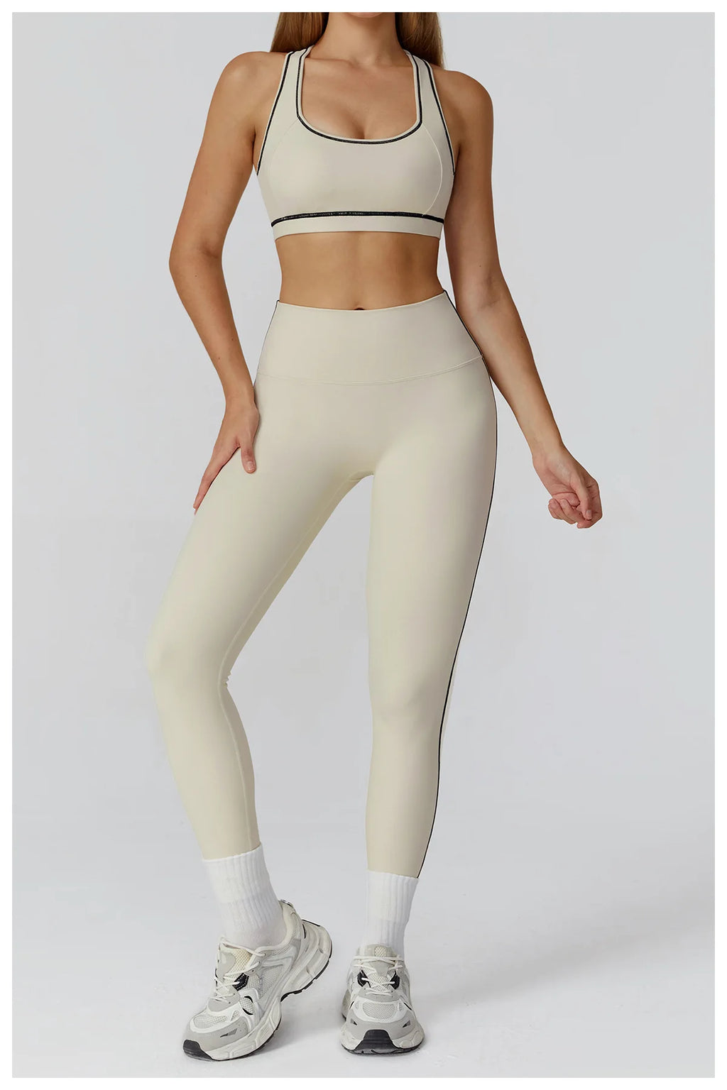 Yoga Clothes Set 2/3PCS Sportswear Gym Outfits Women Sports Set High Waist Leggings Fitness Suit Running Bra Workout Tracksuit