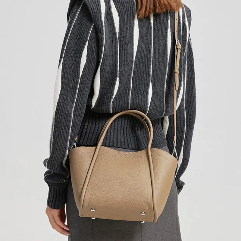 Luxury Designer Women's Bags 2025 New Genuine Leather Handbag Women Shoulder Bag High Quality Cow Leather Female Crossbody Bags