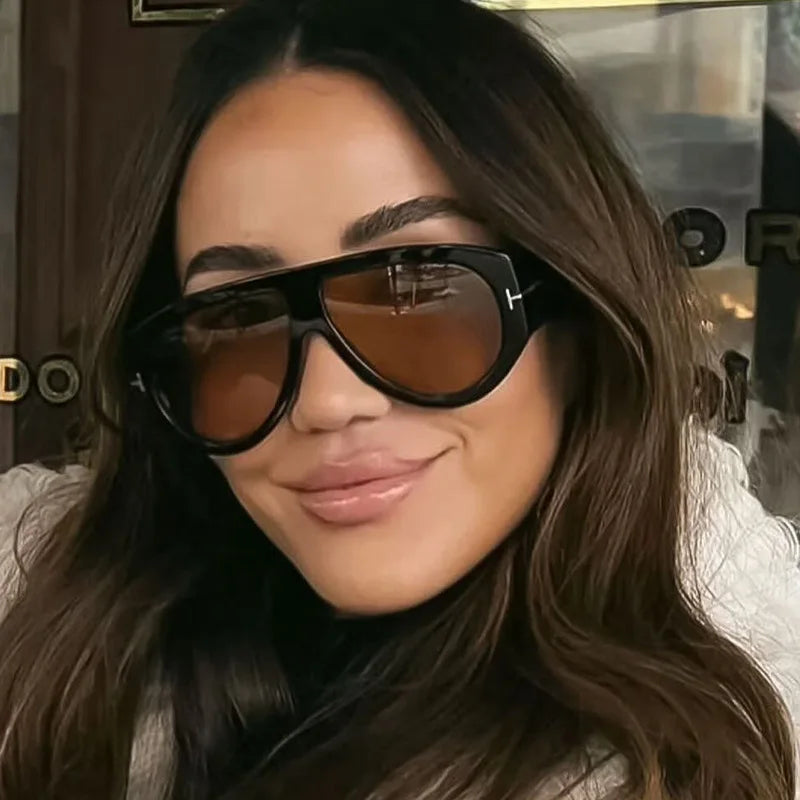 Vintage Style Sunglasses Woman Pilot Shape Stylish UV Protection Sun Glasses for Men Driving Hiking Sunglass Women