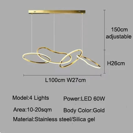 Modern lamp LED lights for room pendant light indoor lighting bedroom dining room table lamp light fixture lamp for living room