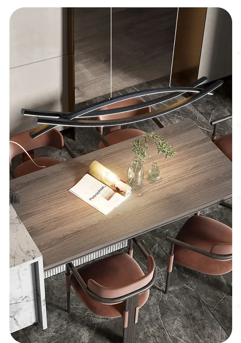 Modern LED Pendant Lamp For Living Dining Room Kitchen Bedroom  Luxury Chandelier Home Decor Indoor Lighting Fixture Luster