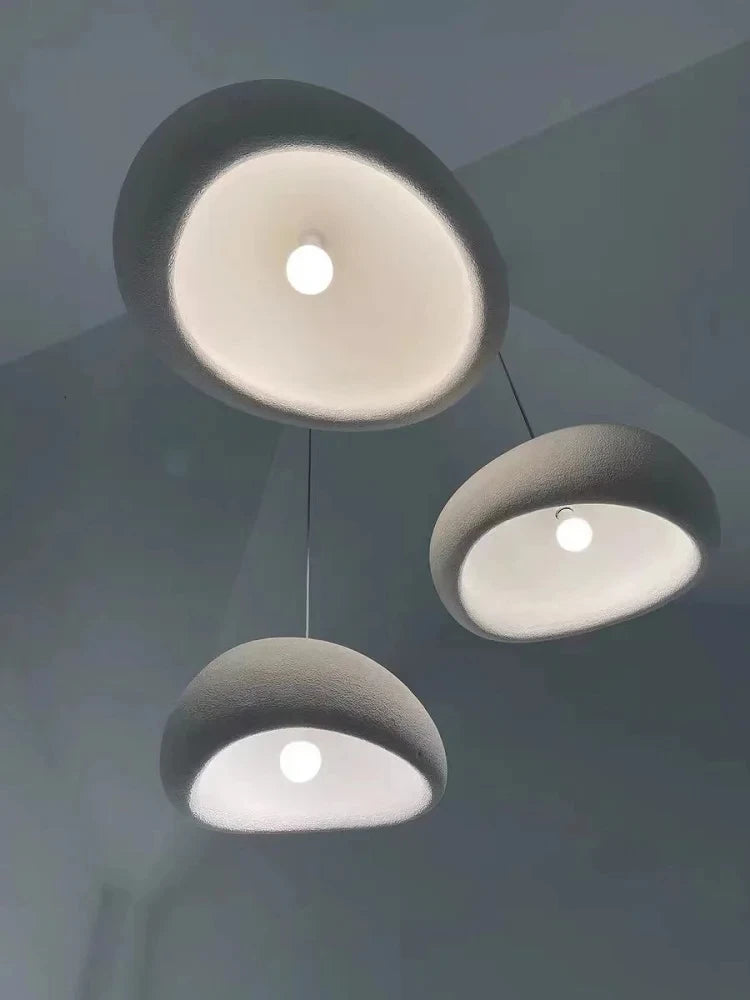 Nordic Wabi Sabi Ceiling Chandelier Modern E27 LED Dining Table Pendant Lights for Living Room Bedroom Loft Decor Hanging Lamp