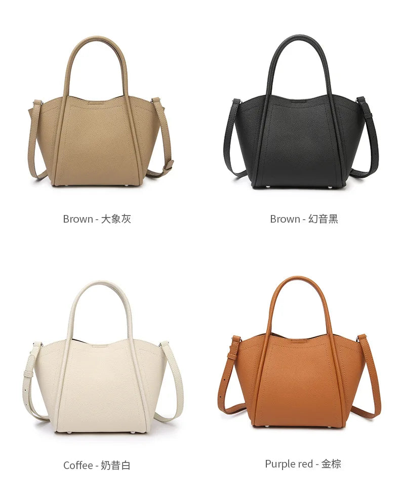 Luxury Designer Women's Bags 2025 New Genuine Leather Handbag Women Shoulder Bag High Quality Cow Leather Female Crossbody Bags