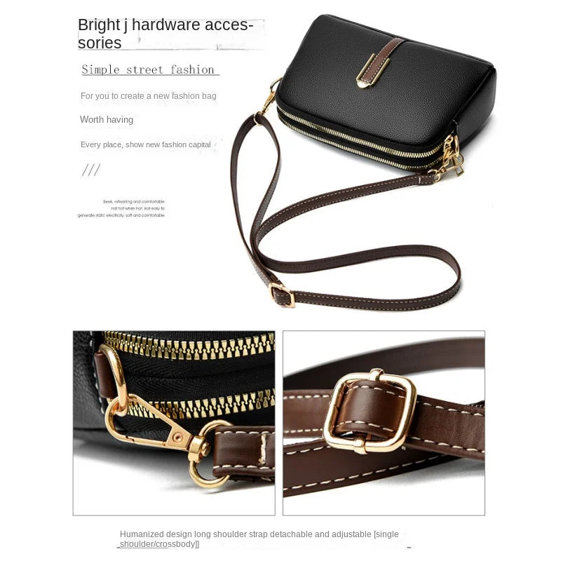 Women Handbag Designer Cowhide Flap Bag Luxury Women's Messenger Bags Crossbody Bags For Women