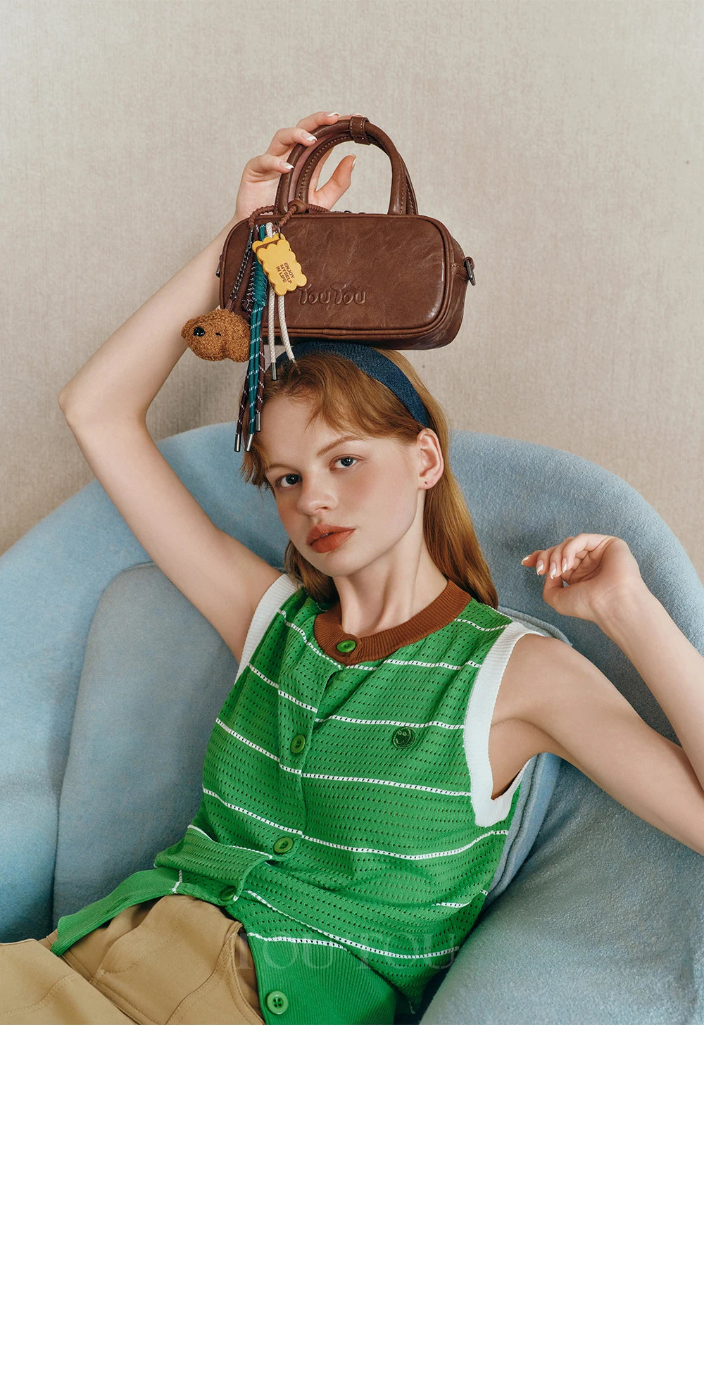 TOUTOU Boston Bowling Bag Imitation Plant Tanning Autumn Shoulder Handheld Crossbody Mini Purse for Women Teacher Christmas Gift